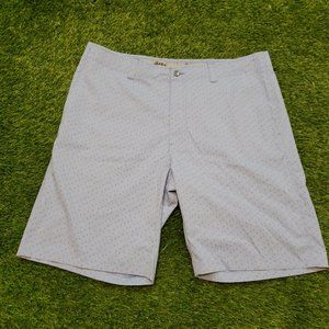 Mens Size 38 Callaway Chevron Shorts Light Blue Golf Shorts